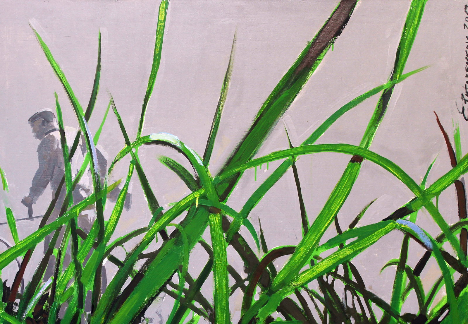 Oil painting Lawn Ed Potapenkov - 3