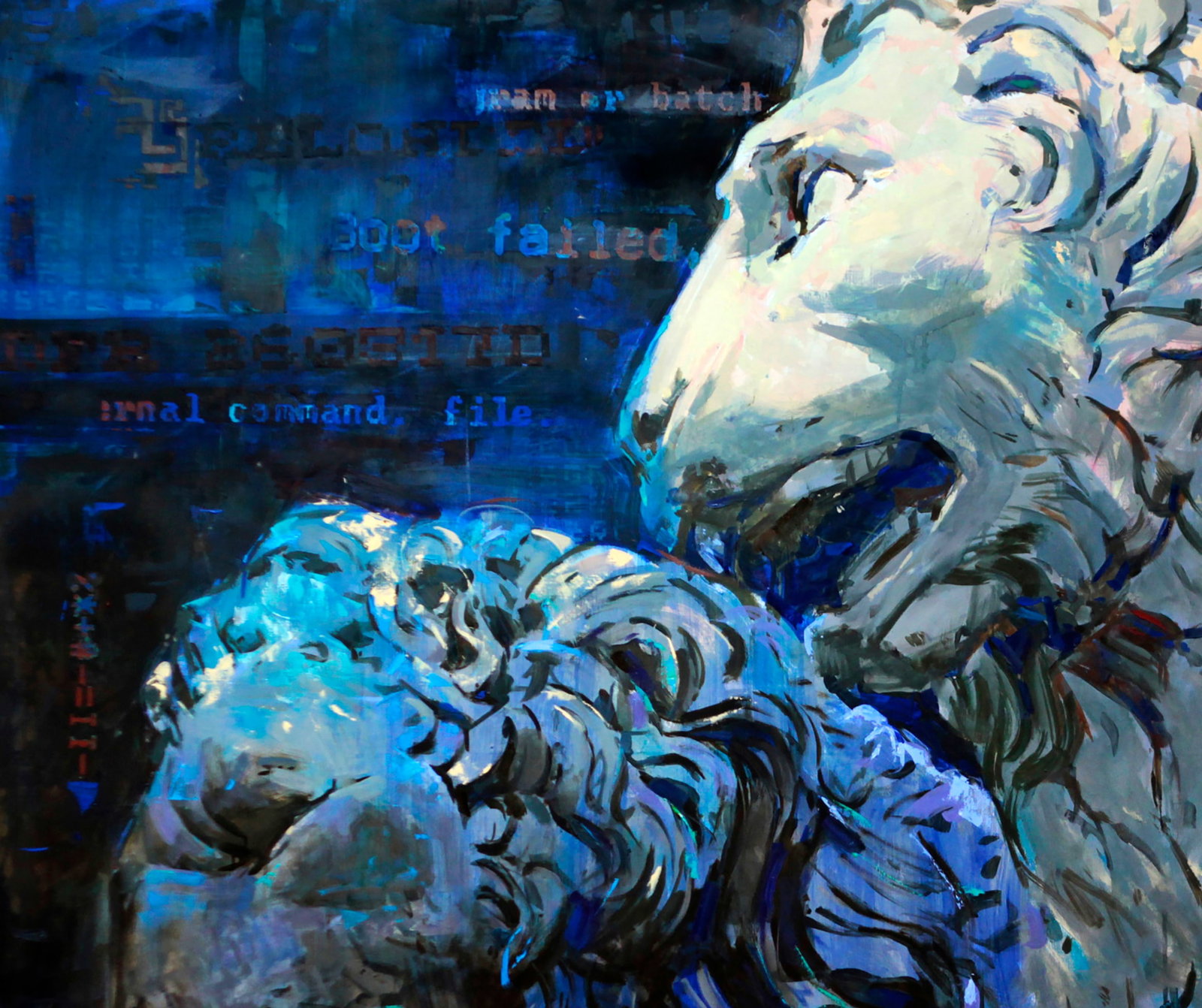 Oil painting Guards Ed Potapenkov - 2