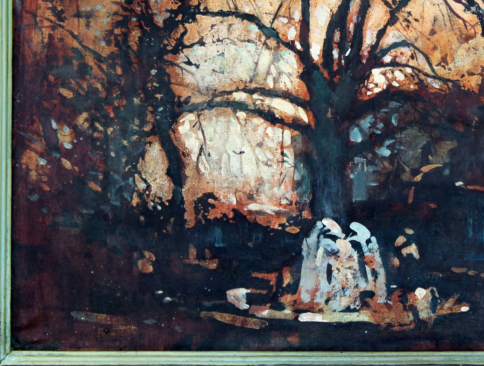 Oil painting One day in the park Ed Potapenkov - 4