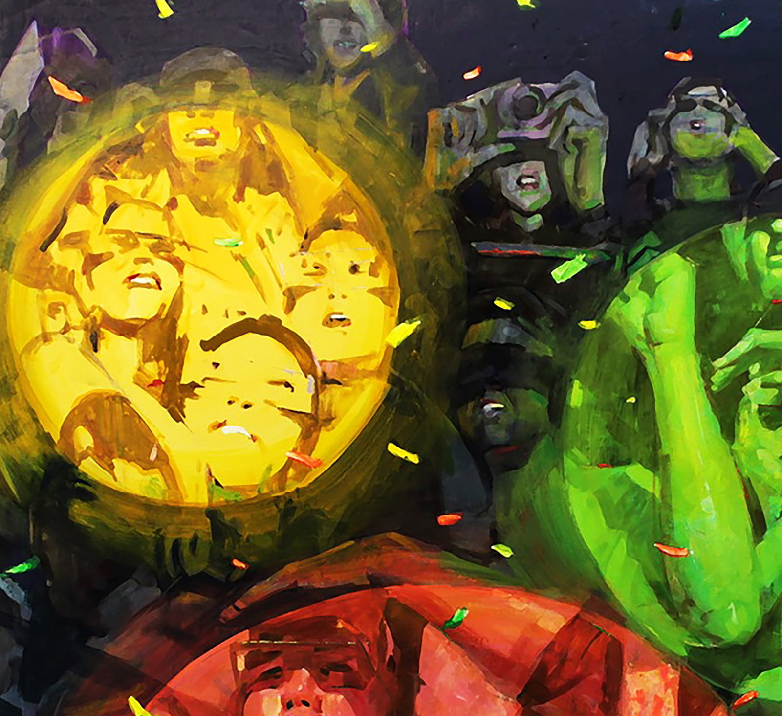 Oil painting Show forever Ed Potapenkov - 2