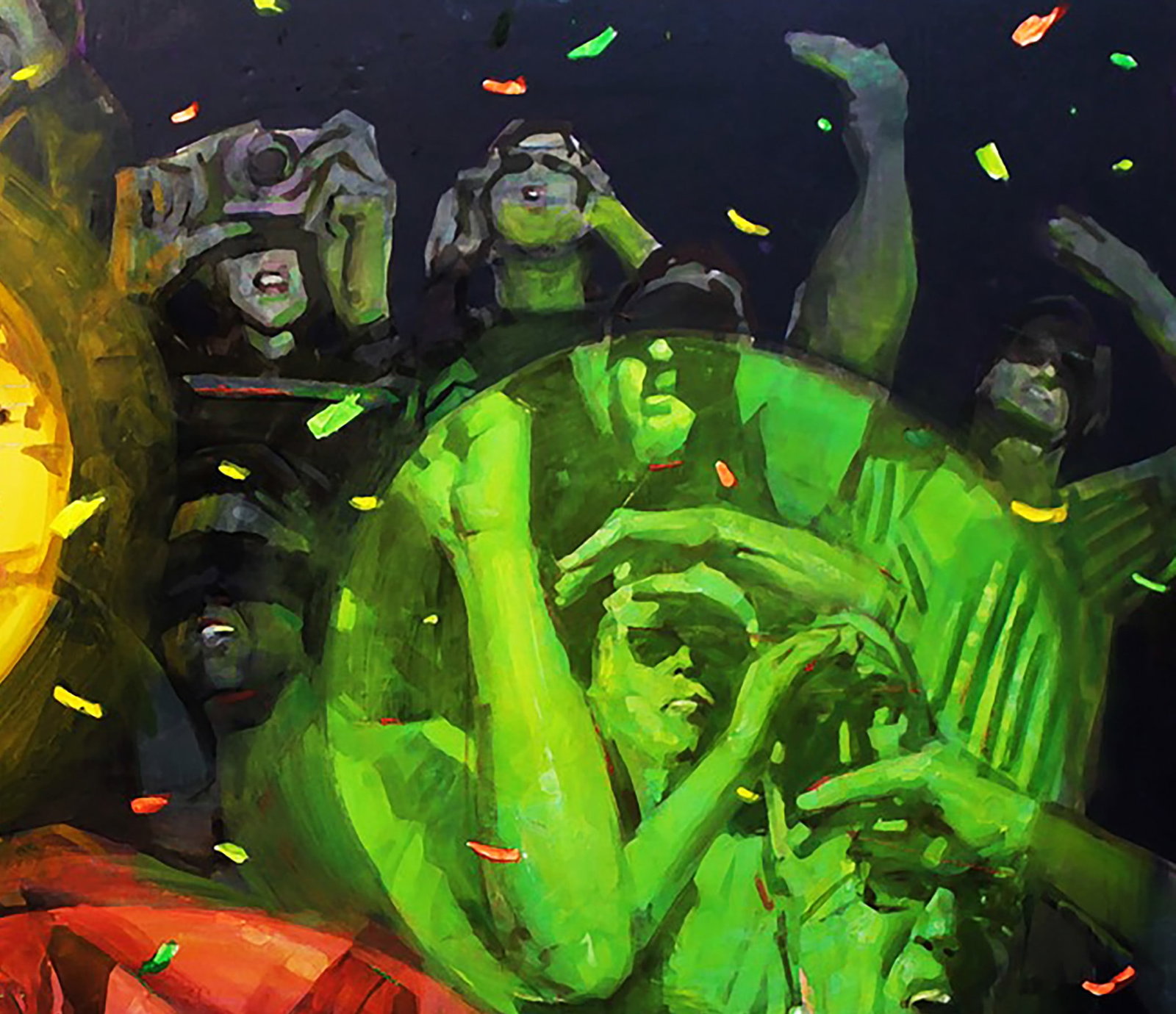 Oil painting Show forever Ed Potapenkov - 3