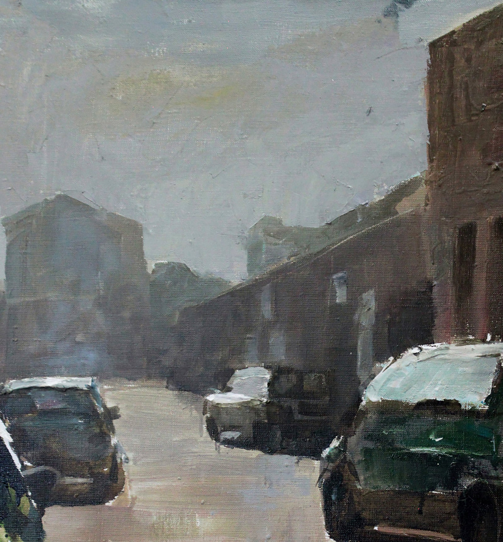 Oil painting Street Ed Potapenkov - 2