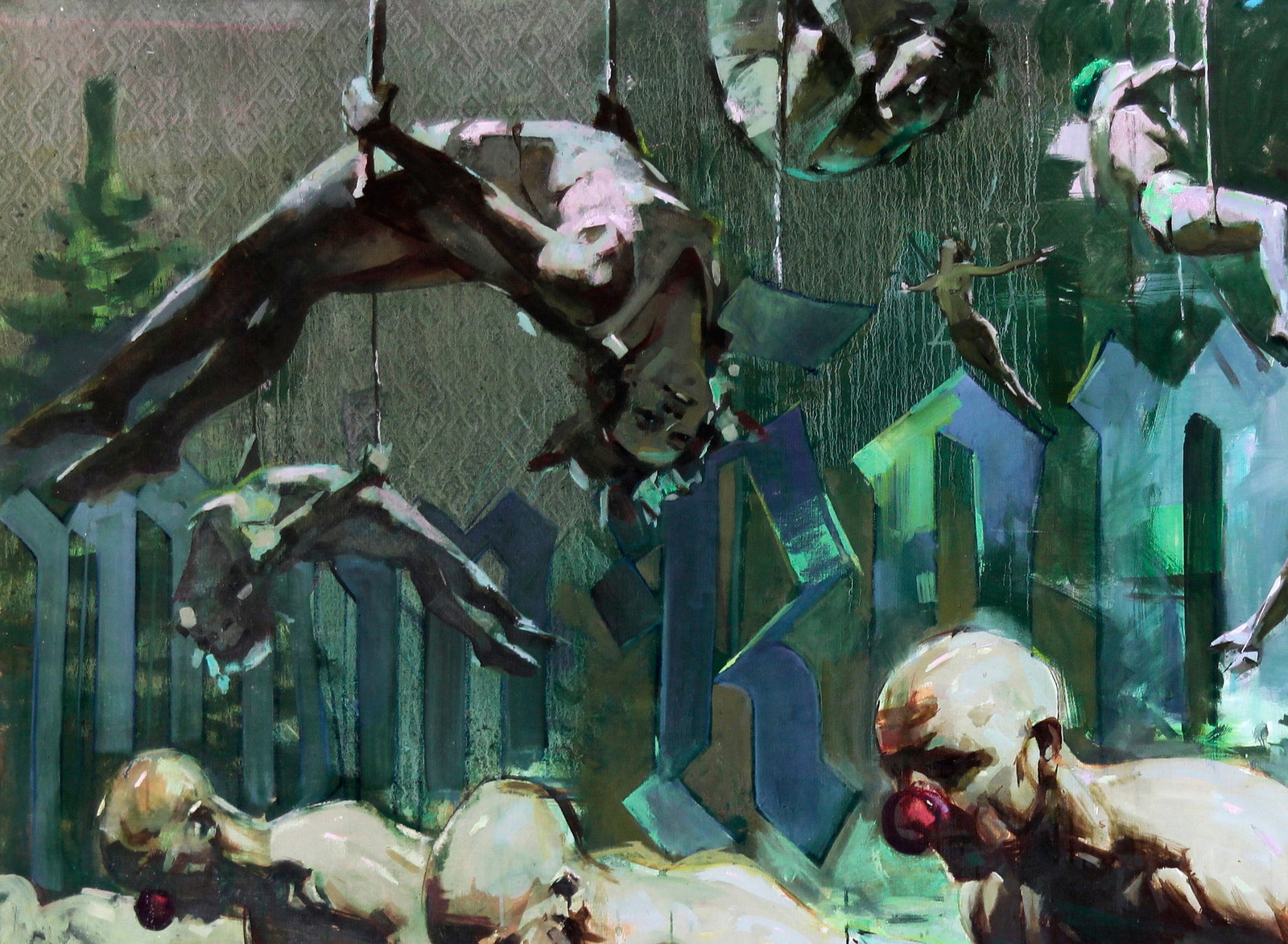 Oil painting Workout Ed Potapenkov - 2