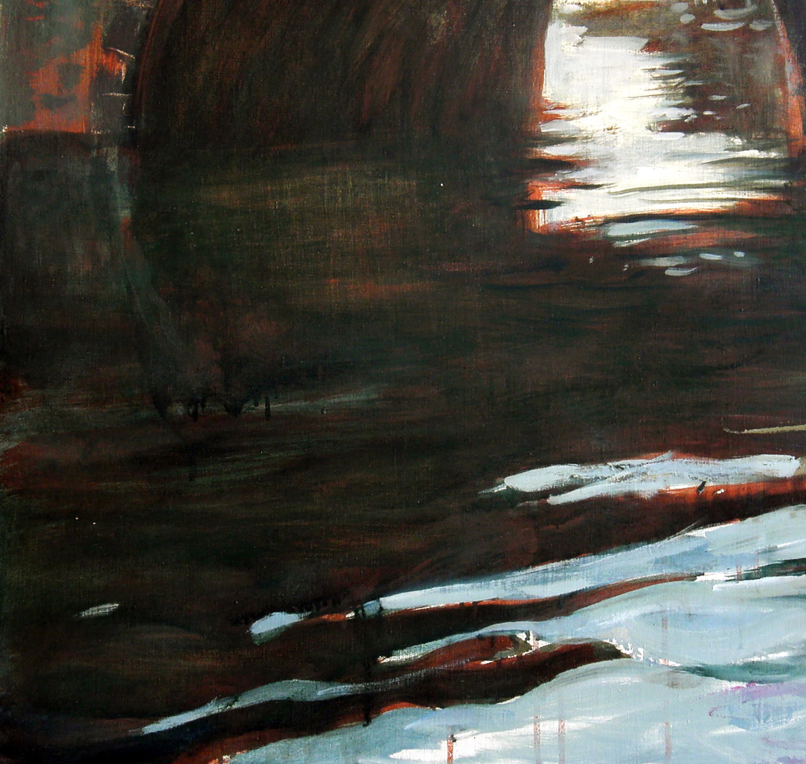 Oil painting Under the bridge Ed Potapenkov - 4