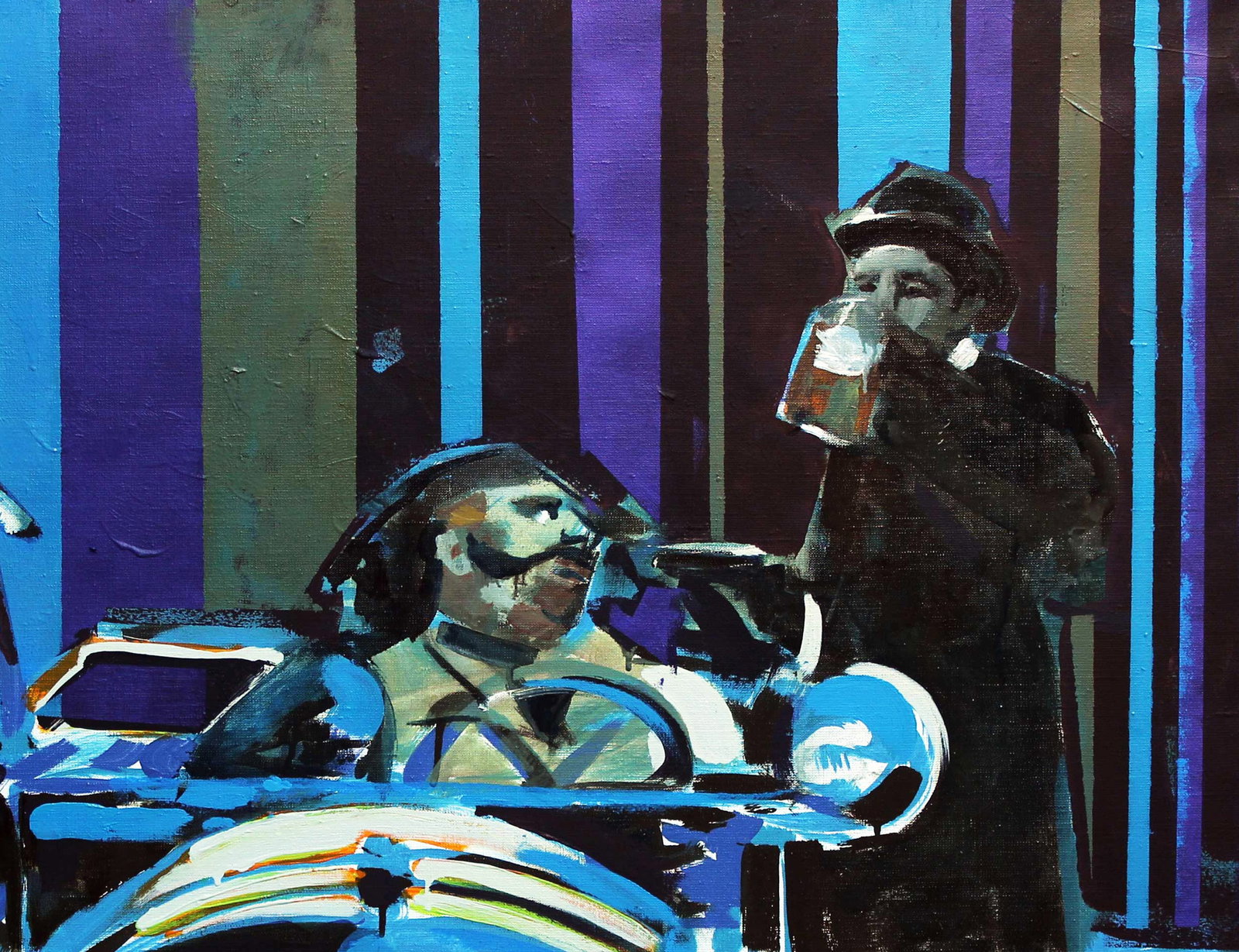 Oil painting Good evening with friends Ed Potapenkov - 3