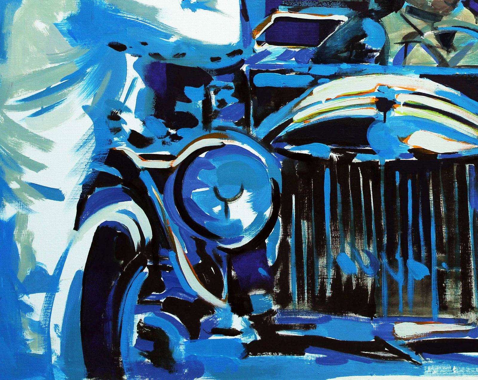 Oil painting Good evening with friends Ed Potapenkov - 4