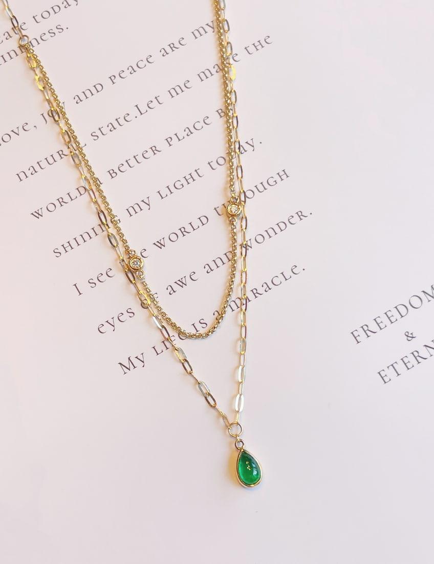 Emerald necklace - 4