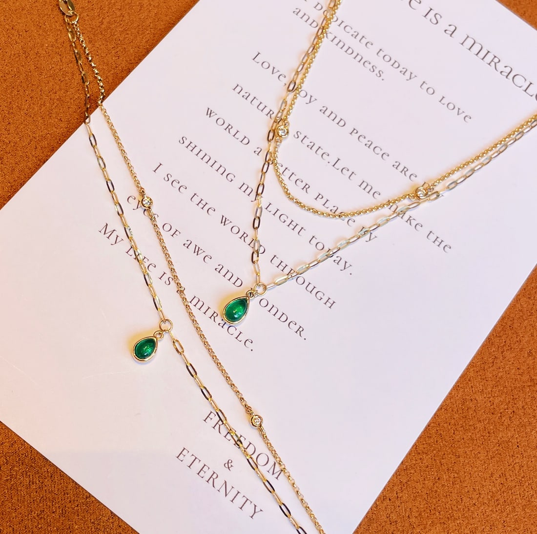 Emerald necklace - 5