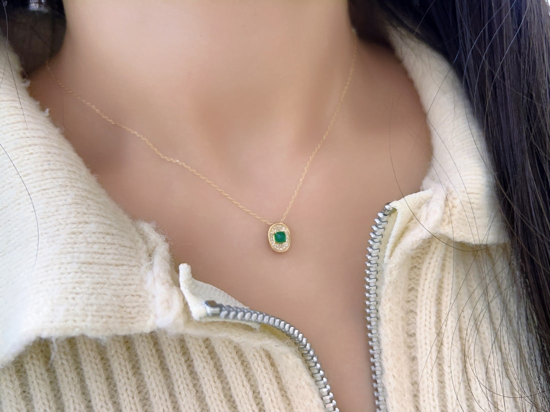 Emerald pendant - 4