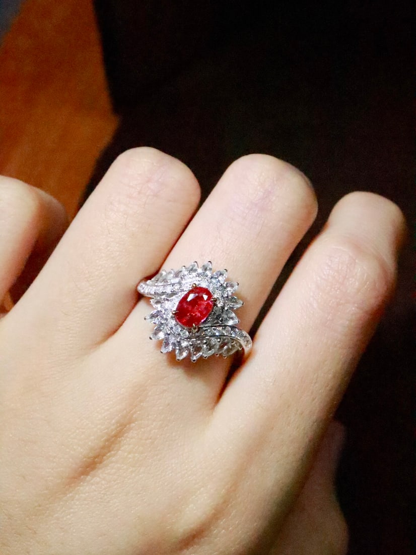 18K gold ruby ring - 6