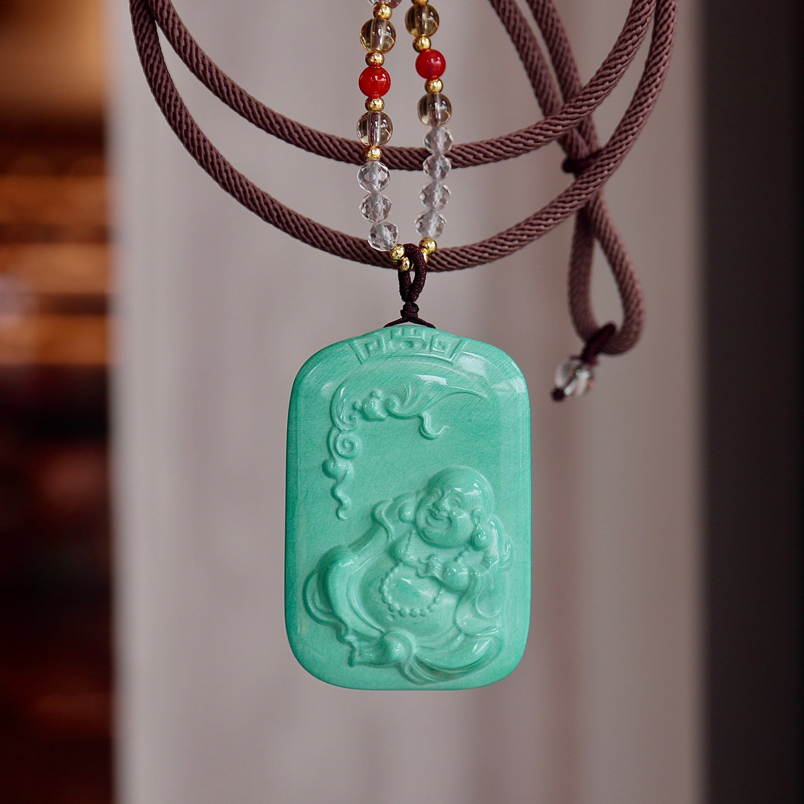 Natural turquoise necklace - 6