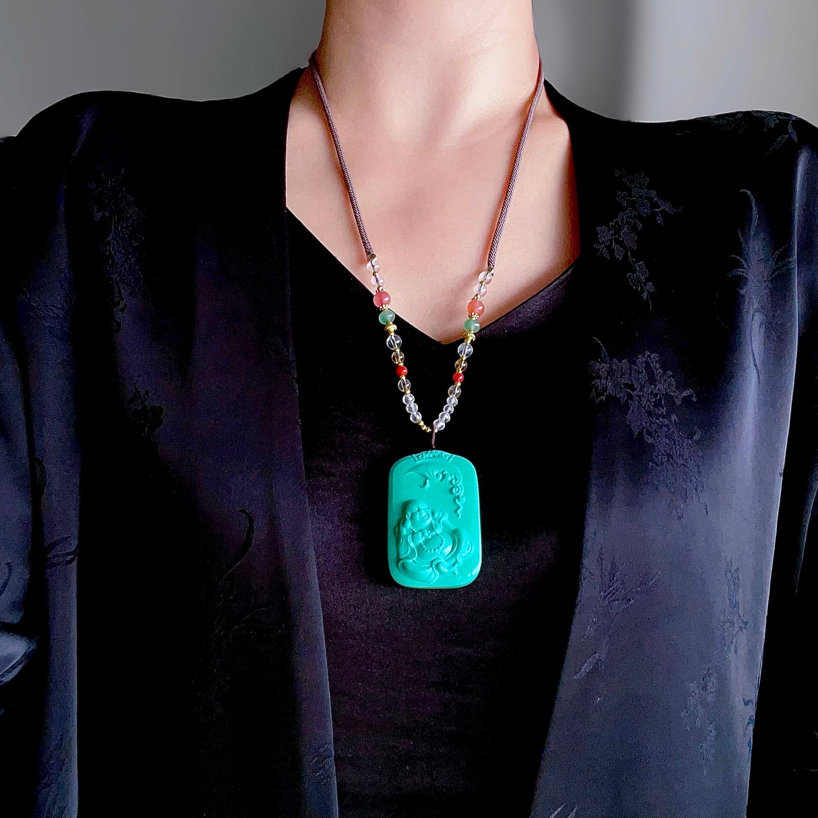 Natural turquoise necklace - 7