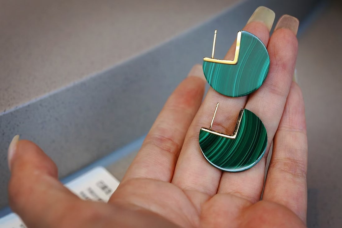 Peacock stone ring - 2