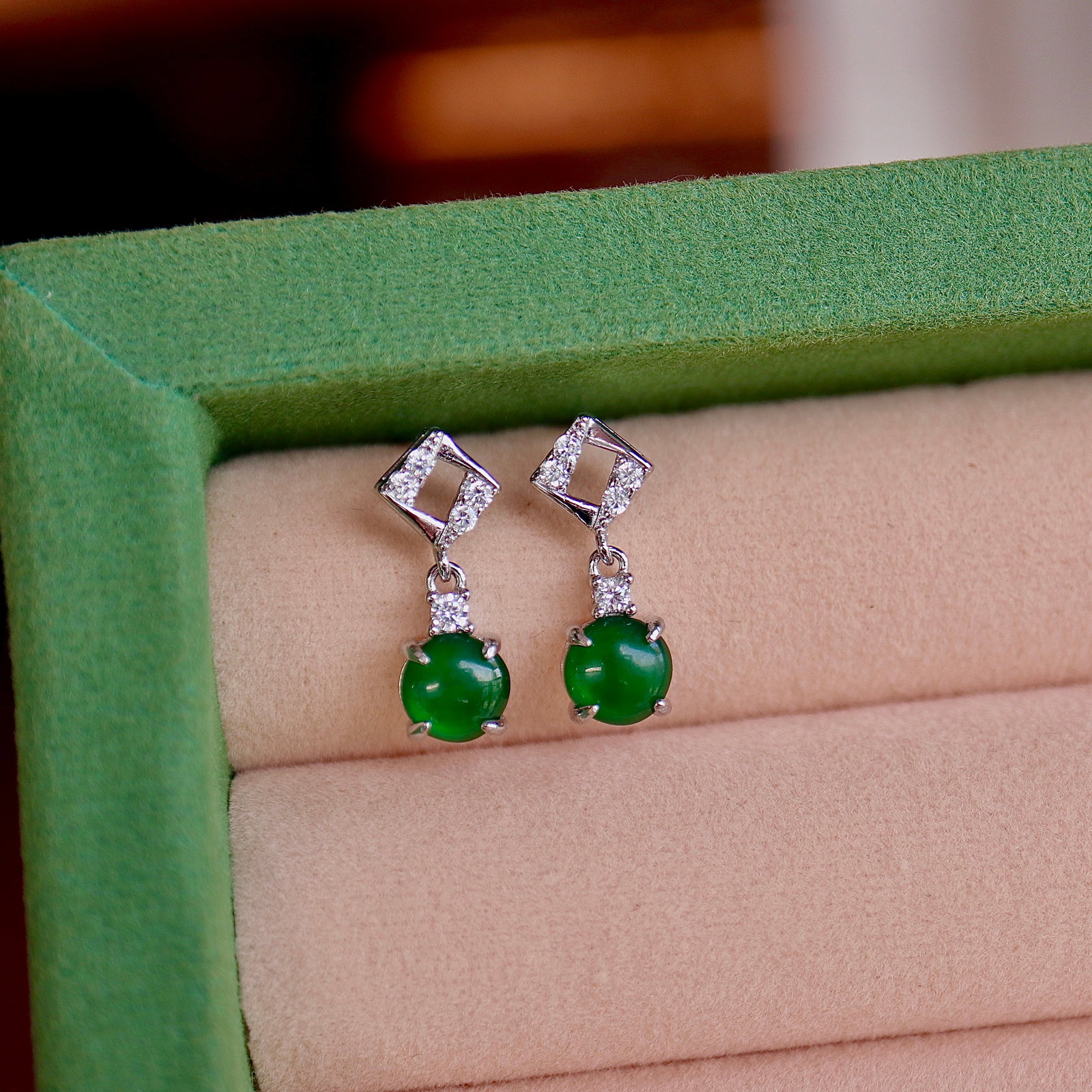 Jade earrings - 4