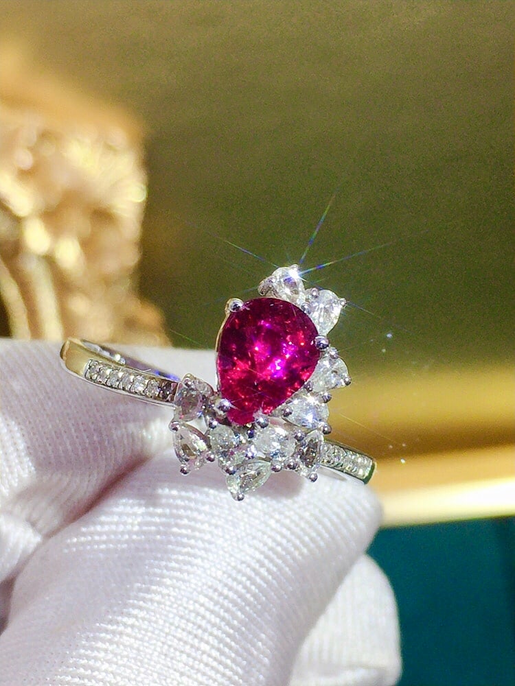 18K Gold Tourmaline Ring - 4