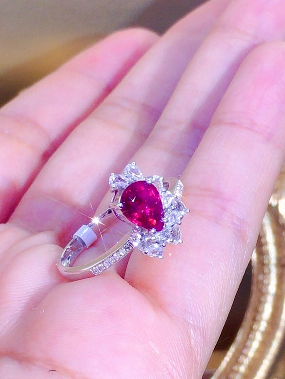 18K Gold Tourmaline Ring - 5