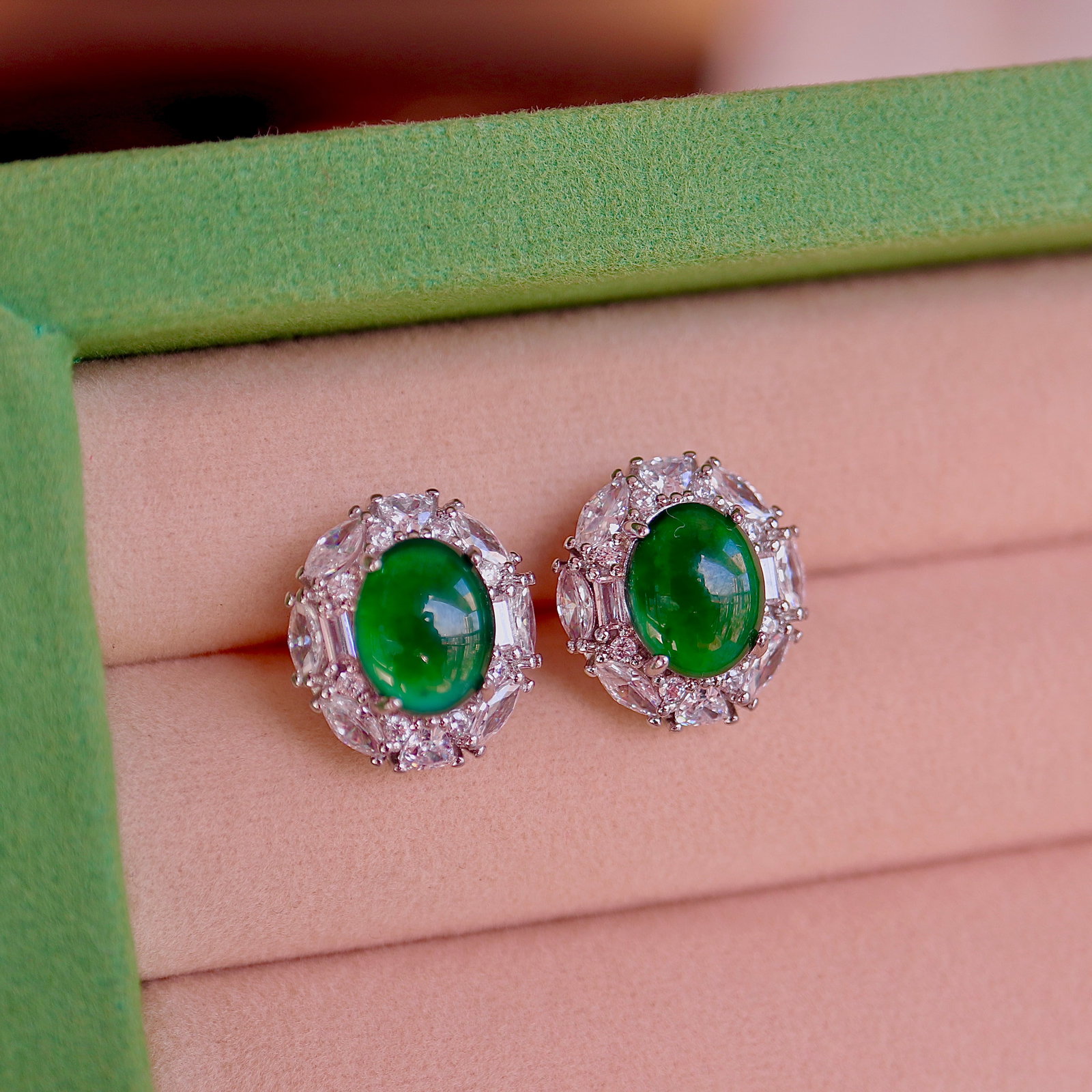 Jade earrings - 4