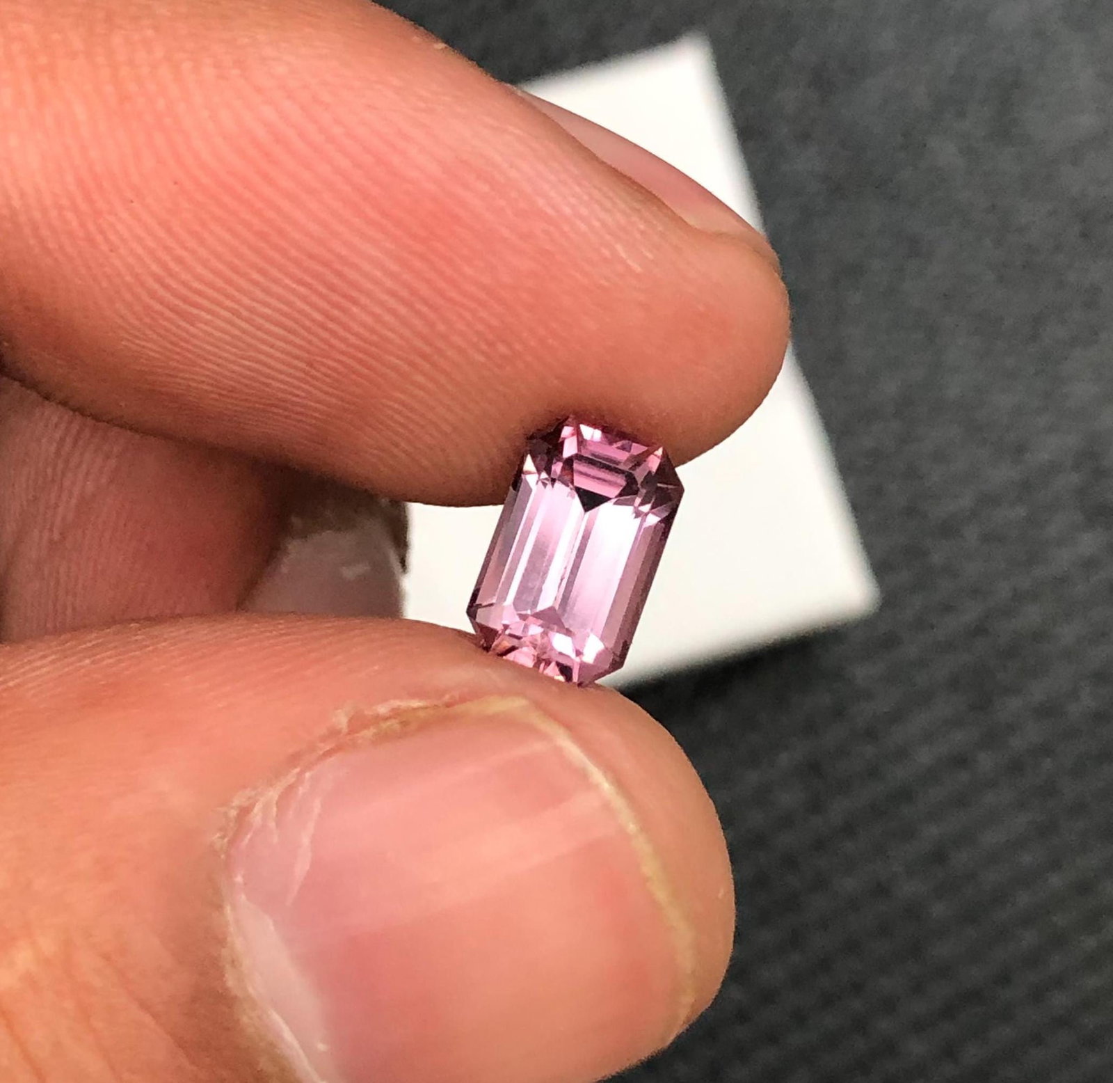 Cotton Pink Tourmaline Gemstone: Afghanistan Gem (8 X 5 X 4 MM) - 5
