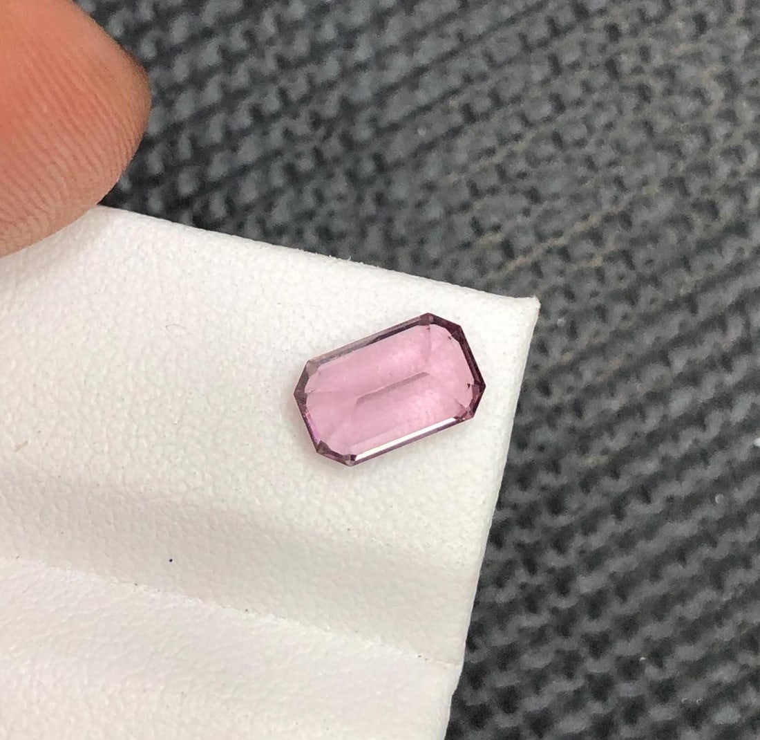 Cotton Pink Tourmaline Gemstone: Afghanistan Gem (8 X 5 X 4 MM) - 9