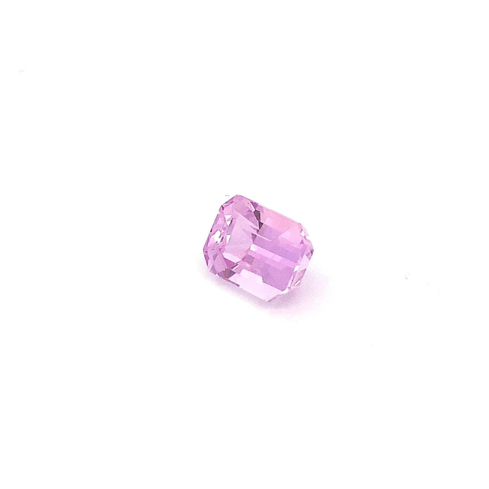 Candy Pink Kunzite Emerald Cut Gemstone From Afghanistan - 5.95 Carat - 4