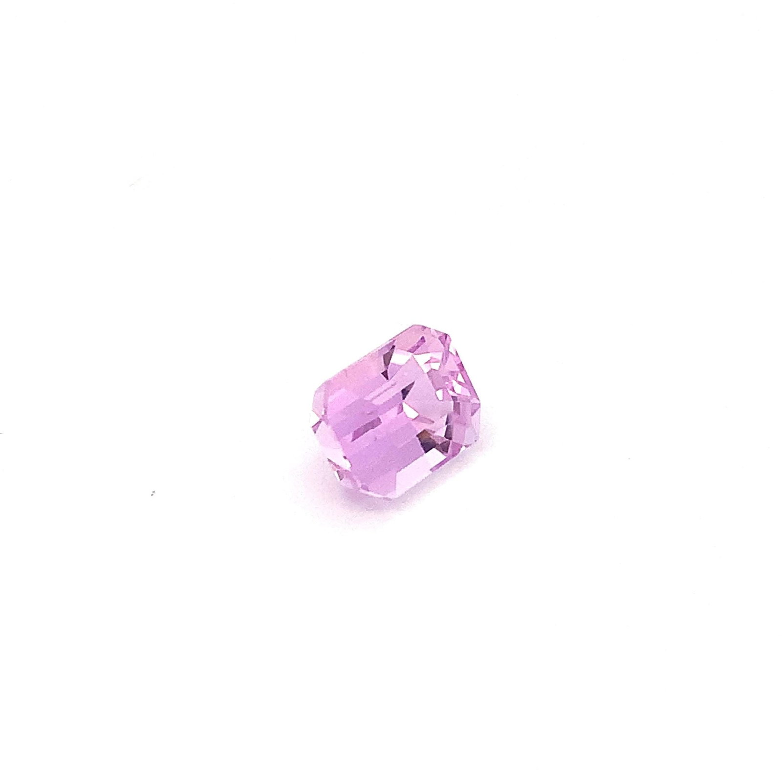 Candy Pink Kunzite Emerald Cut Gemstone From Afghanistan - 5.95 Carat - 5