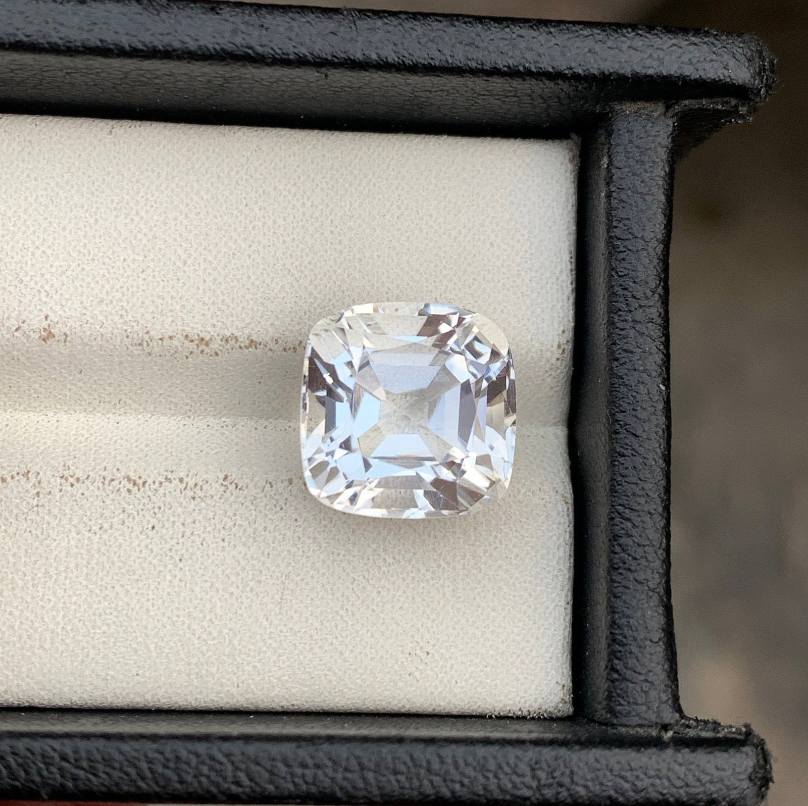 Natural 8.40 Carat Cushion Cut Pollucite Gemstone - Afghanistan: Title:Natural 8.40 Carat Cushion Cut Pollucite Gemstone - AfghanistanDescription:Materials: Pollucite, Natural Pollucite, Pollucite Loose Gemstone, Gemstone, Loosegemstone, Cushion Pollucite, Cushion