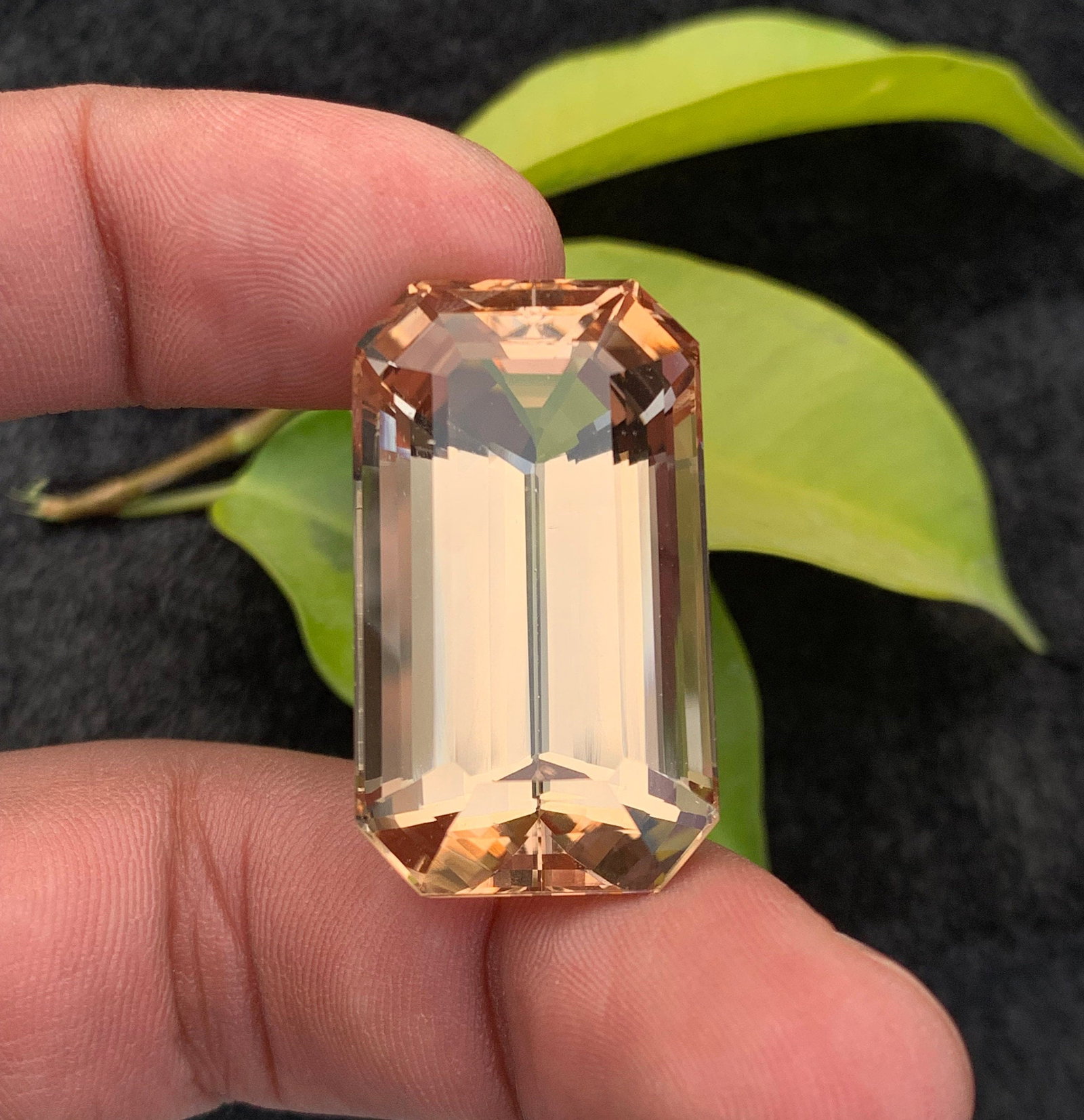 Sherry Topaz Gemstone: 83.80 Carat Emerald Cut, Eye Clean - 3