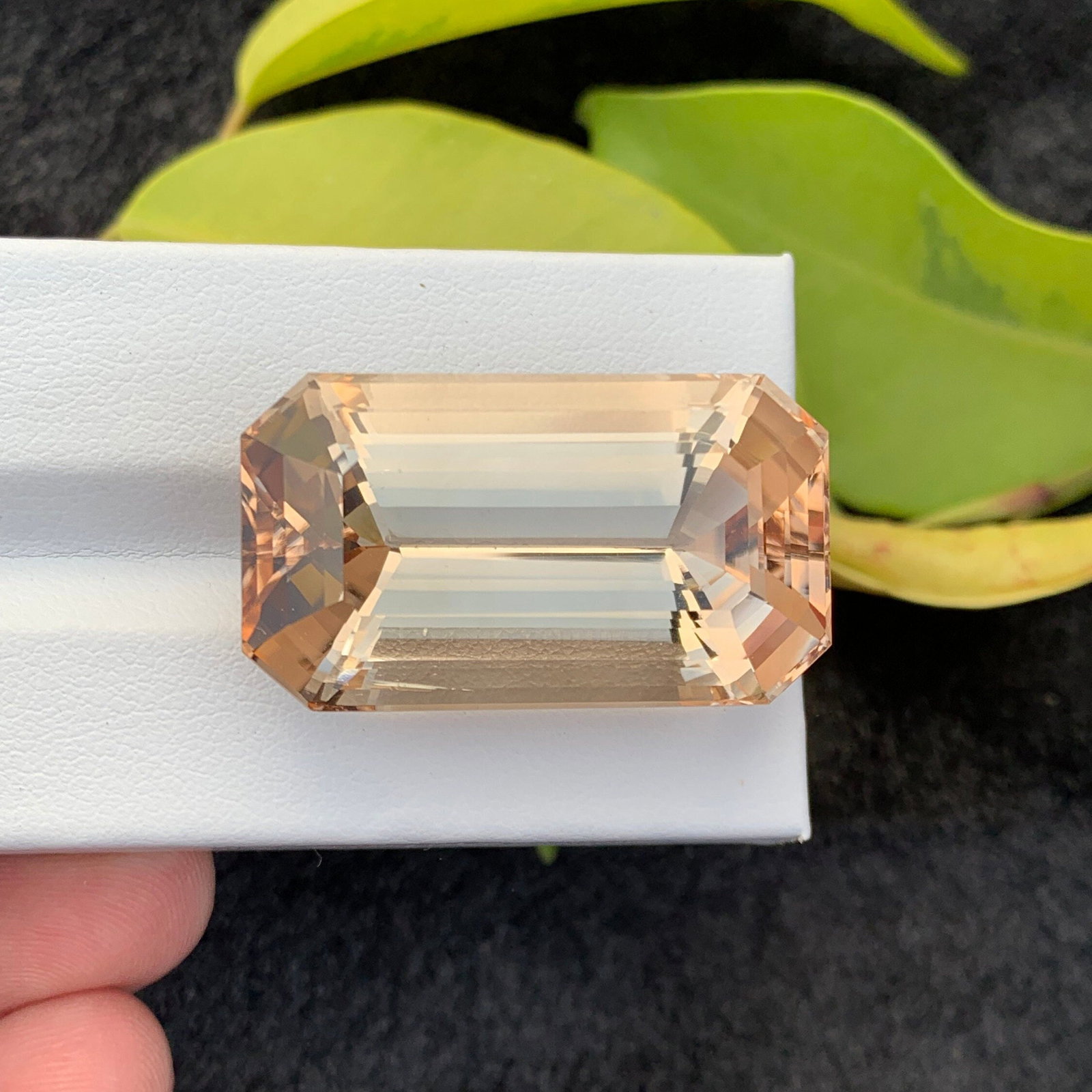 Sherry Topaz Gemstone: 83.80 Carat Emerald Cut, Eye Clean - 4