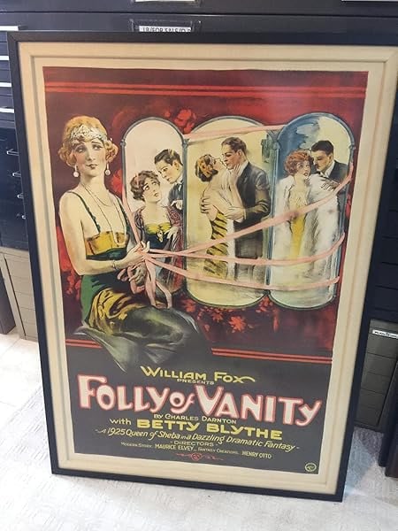 Folly Of Vanity (1924) US One Sheet Movie Poster - Framed (1 of 1)