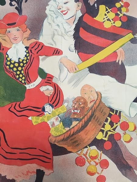 A La Place Clichy - Art By George Munier (c.1900) 34x47 French Lithograph Travel Advertising Poster - 5