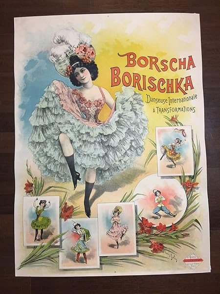 Borscha Borischka - Art By Louis Galice (1900's) 35x48 French Advertising Poster LB: Title: Borscha Borischka - Art By Louis Galice (1900's) 35x48 French Advertising Poster LB Description: Borscha Borischka - Art By Louis Galice (1900's) 35x48 French Advertising Poster LB\n\nPlease re