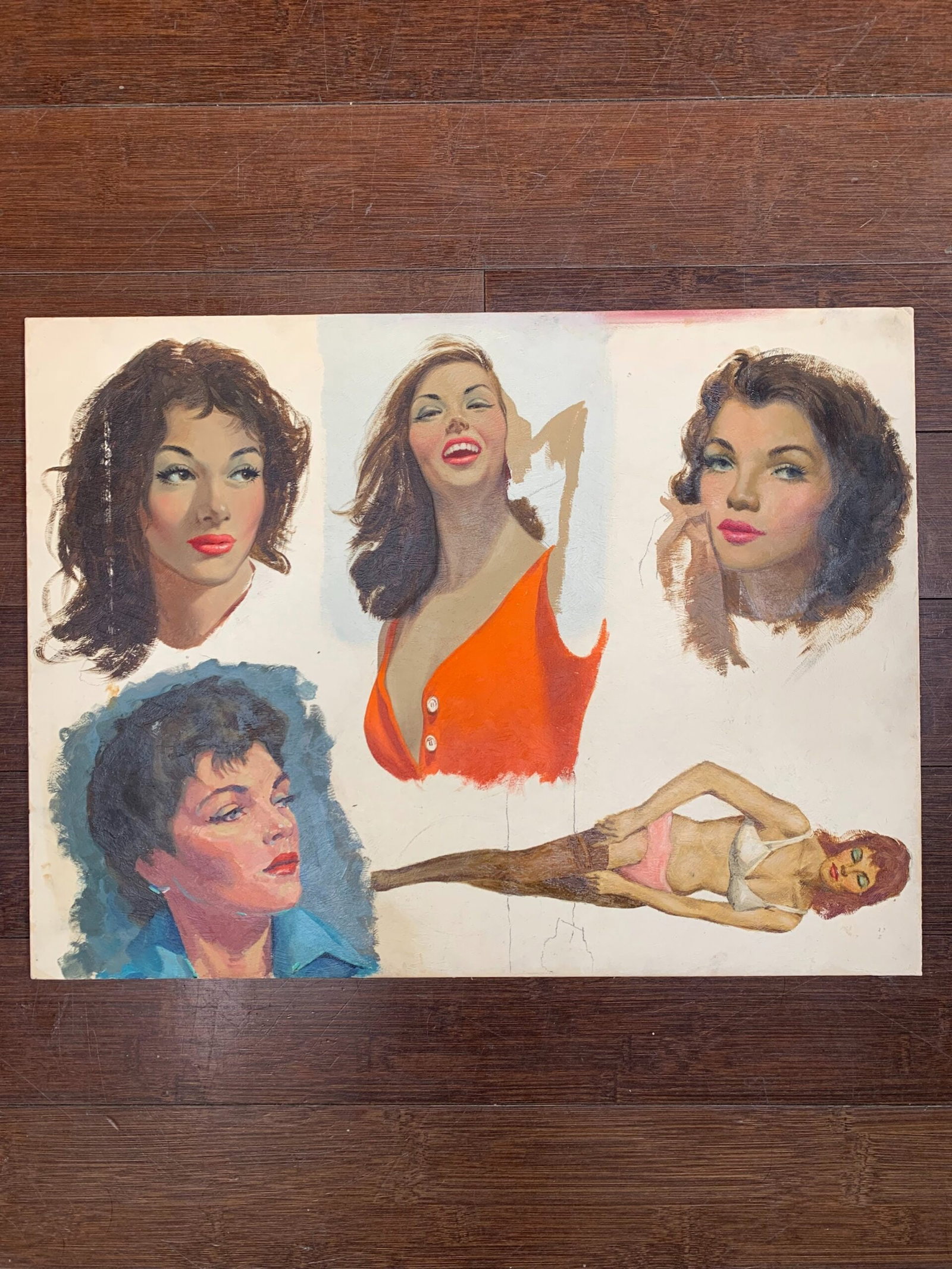 Kenneth S. Davies - Noted Illustration Artist (1950's) 14x20 US Artwork On Illustrator Board - 2