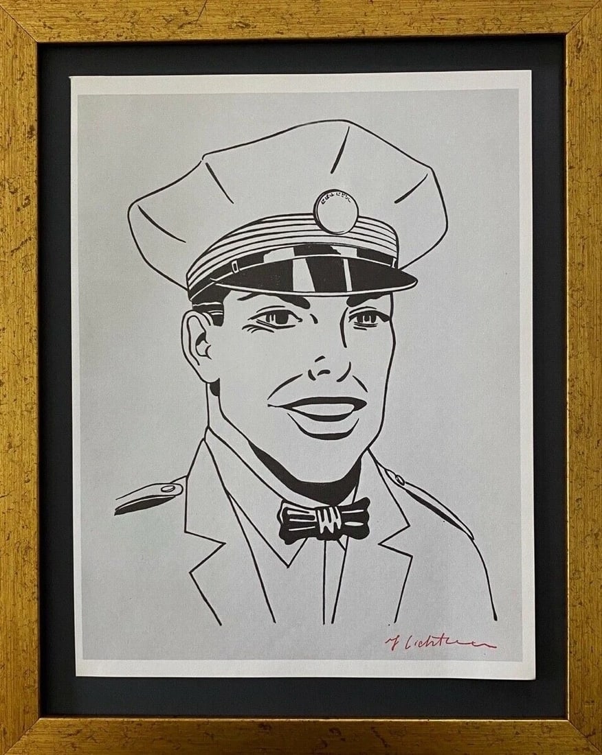 Roy Lichtenstein | Vintage 1970 Signed | Mounted 11x14 Offset Lithograph | Bid!: Up for Auction this Beautiful and Scarce Vintage 1972 Offset Lithograph Roy Lichtenstein Stamp Signed Art Print is about 12 X 9 in. This piece is mounted on a 11 x 14 in. black acid free premium