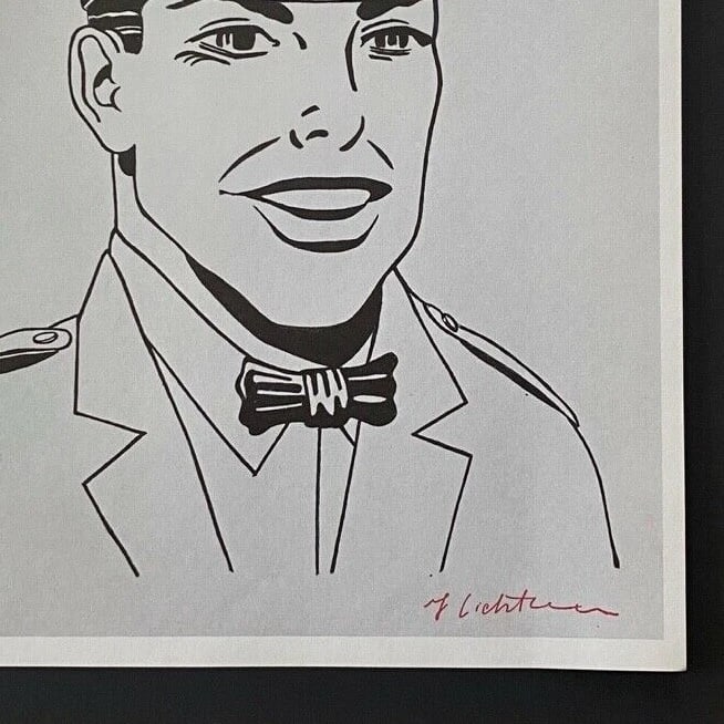 Roy Lichtenstein | Vintage 1970 Signed | Mounted 11x14 Offset Lithograph | Bid! - 3