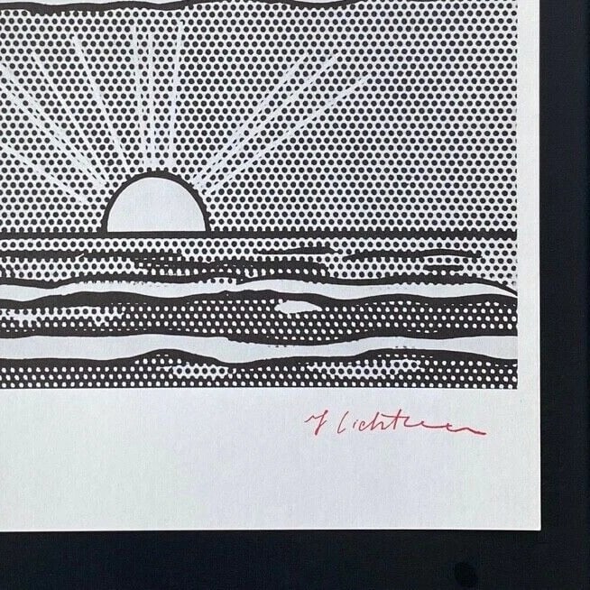 Roy Lichtenstein | Vintage 1970 Signed | Mounted & Framed Offset Lithograph - 2