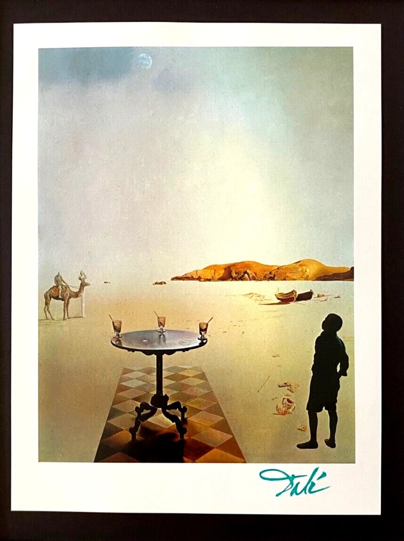 SALVADOR DALI | Vintage 1970 Signed | Framed Offset Lithograph | New Frame - 2
