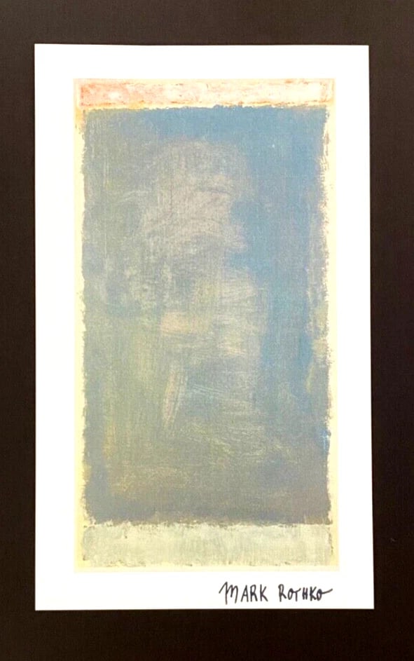 MARK ROTHKO + SIGNED PRINT + ABSTRACT ART + EXPRESSIONIST FRAMED READY TO HANG - 2