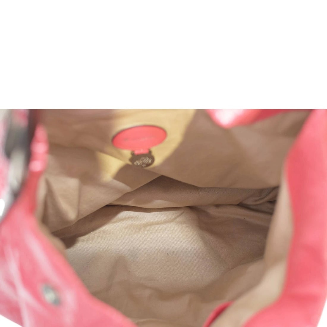 Mulberry Mitzy Pink Crackled Patent Leather Hobo studded Shoulder Bag Handbag - 8