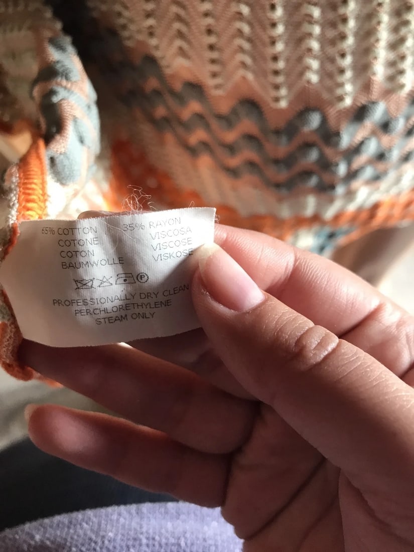 Groovy Missoni Multi Color Cotton Blend Tunic Dress - 7