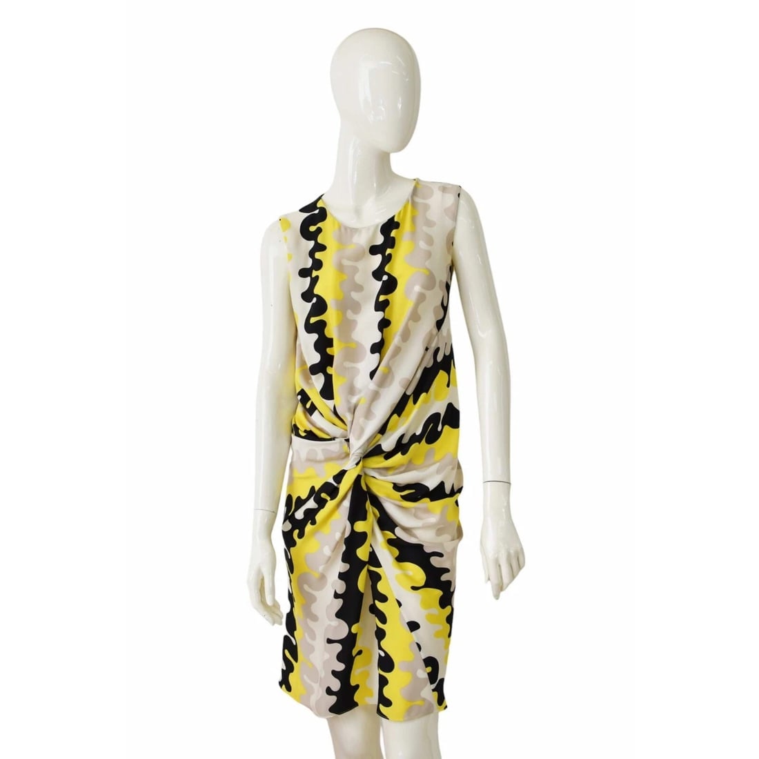 DVF Diane Von Furstenberg Alastrina Silk Multicolor Sleeveless Mini Dress size 8 (1 of 8)