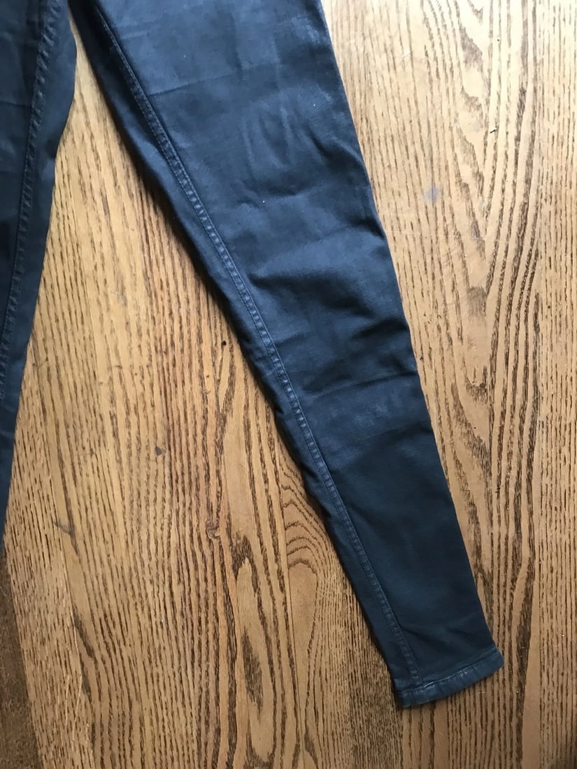 Bluelab Gray Coated Skinny Jeans Size 26 - 3