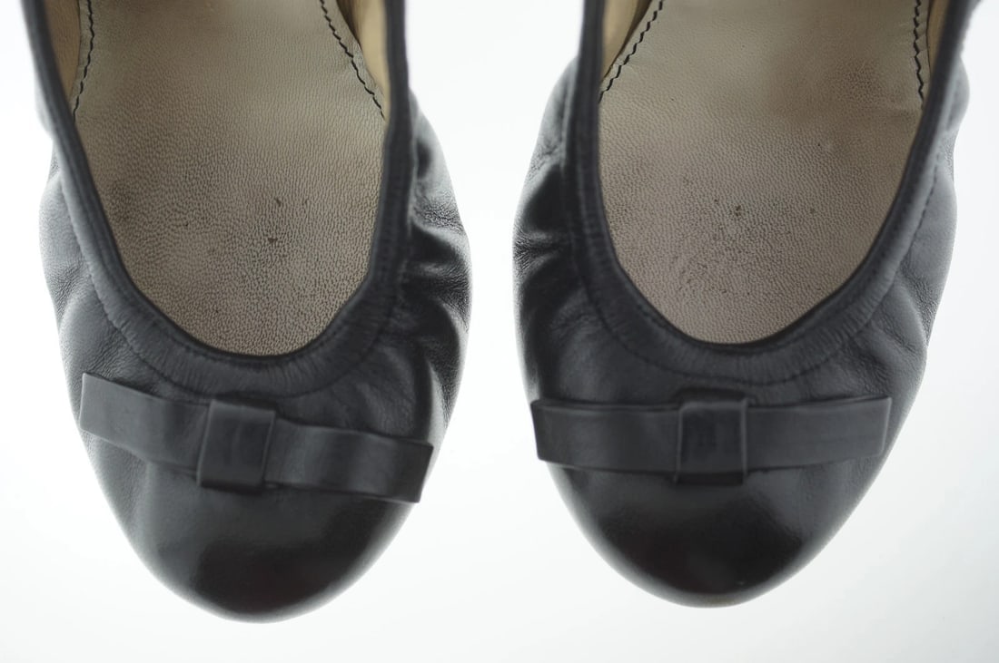 LANVIN MADE IN FRANCE 2003 HEELS PUMP SHOES CLASSY STYLISH BLACK LEATHER 40 - 9