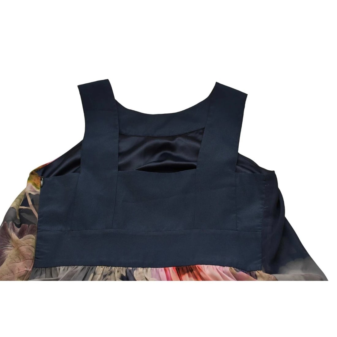 Ted Baker Blue & Floral Sleeveless Mini Short Length Dress size 2 - 7