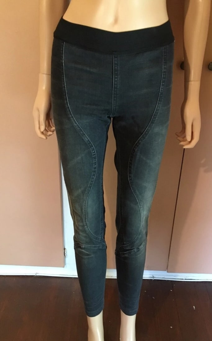 Cool Faith Connection Gray Elastic Skinny Jeans Size Small (1 of 6)