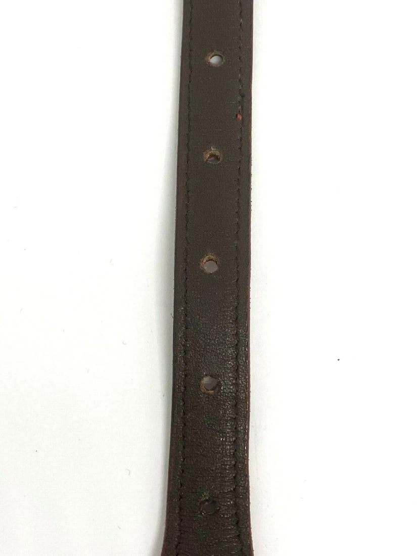 STYLISH AUTHENTIC STAMPED BARRY KIESELSTEIN CORD NEW YORK RED SNAKE BELT C.1990 - 9