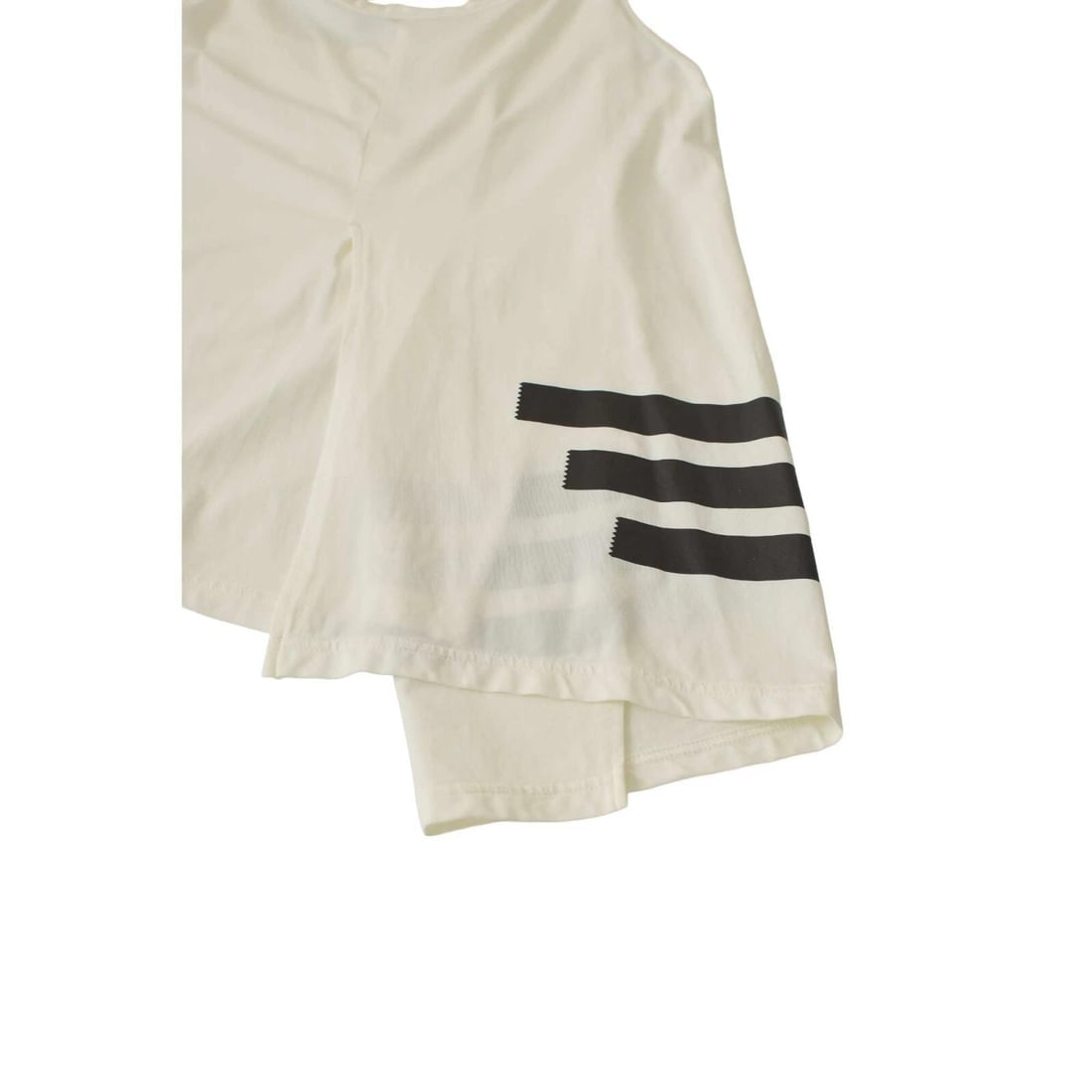 Y-3 Adidas Yohji Yamamoto White Asymmetric Tank Top size M - 5