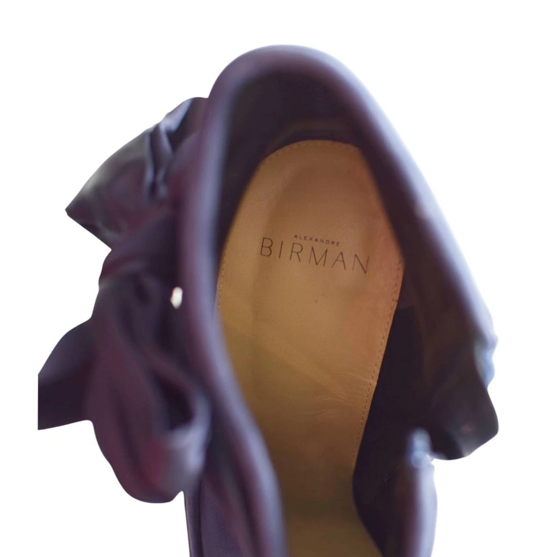 Alexandre Birman Blue Satin Pointed Toe Zip Ankle Booties Shoes size 40 w. Bow - 10