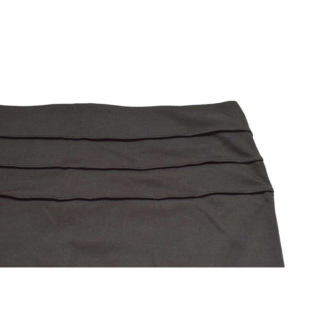 Max Studio Black Stretch Elasticated Mini Length Skirt Back Slit size M - 4