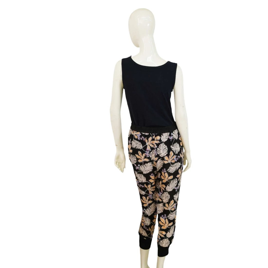 3.1 Phillip Lim Multicolor Golden Crop Length 100% Silk Pants Trousers size 2 - 2