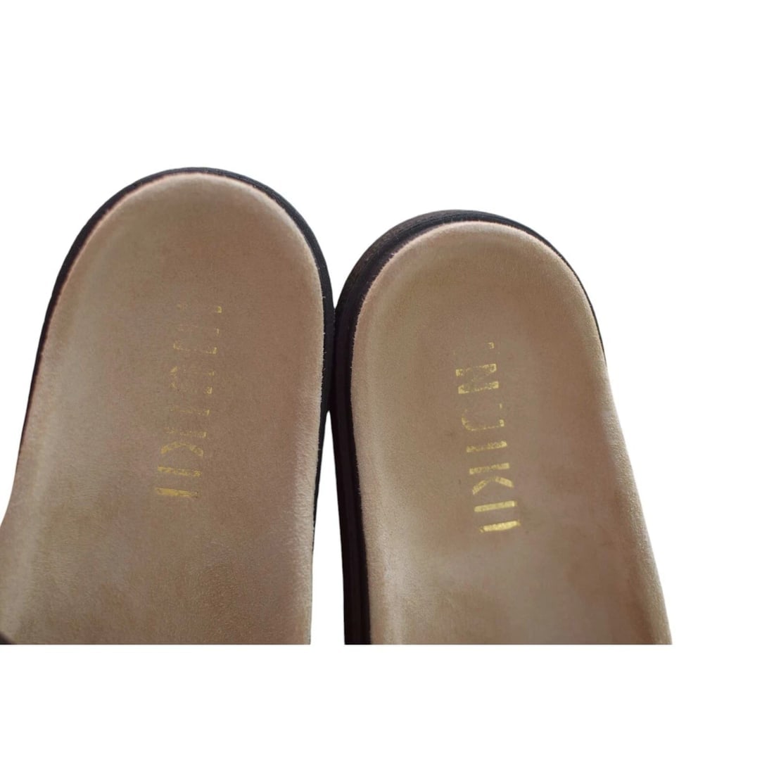 Inuikii Pink Brown Feathers Ethnic Slides Sandals Open Toe Shoes size 39 - 7